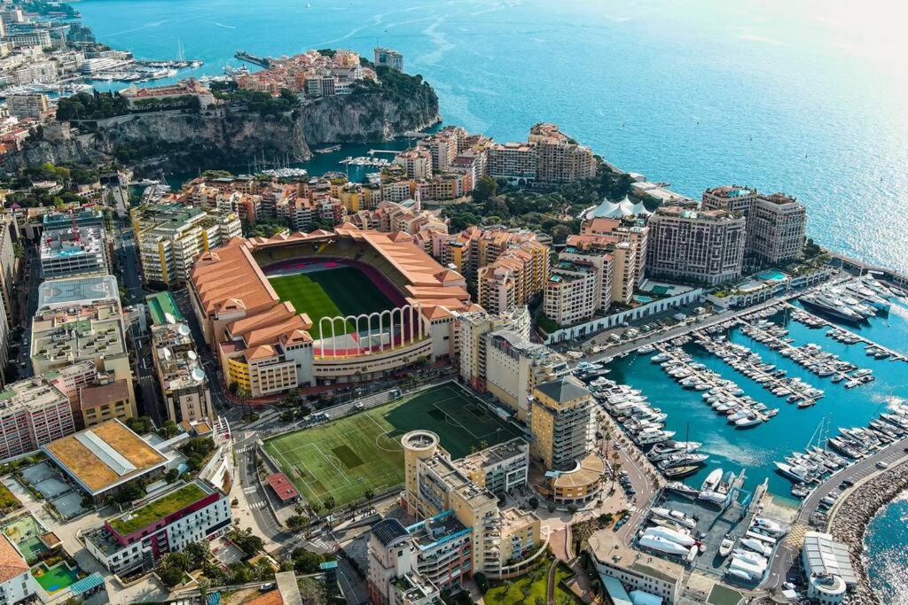 Апартаменти Les Jardins De Monaco Vue Mer Et Piscine Saint-Antoine  Екстер'єр фото